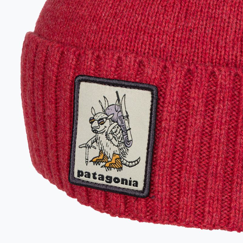 Patagonia Brodeo kepurė su snapeliu Fun hogs armadillo/touring red trekking cap 4