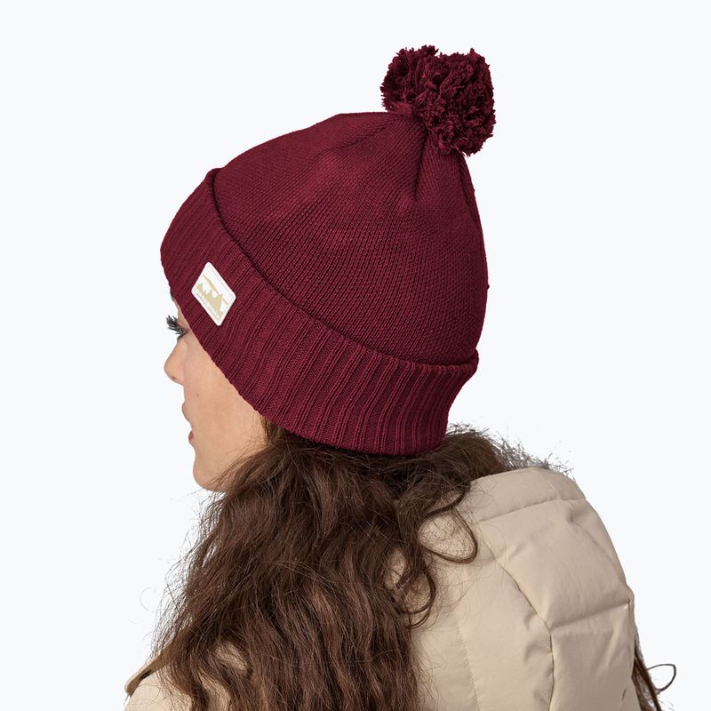 Žieminė kepurė Patagonia Powder Town Beanie '73 skyline/carmine red 3