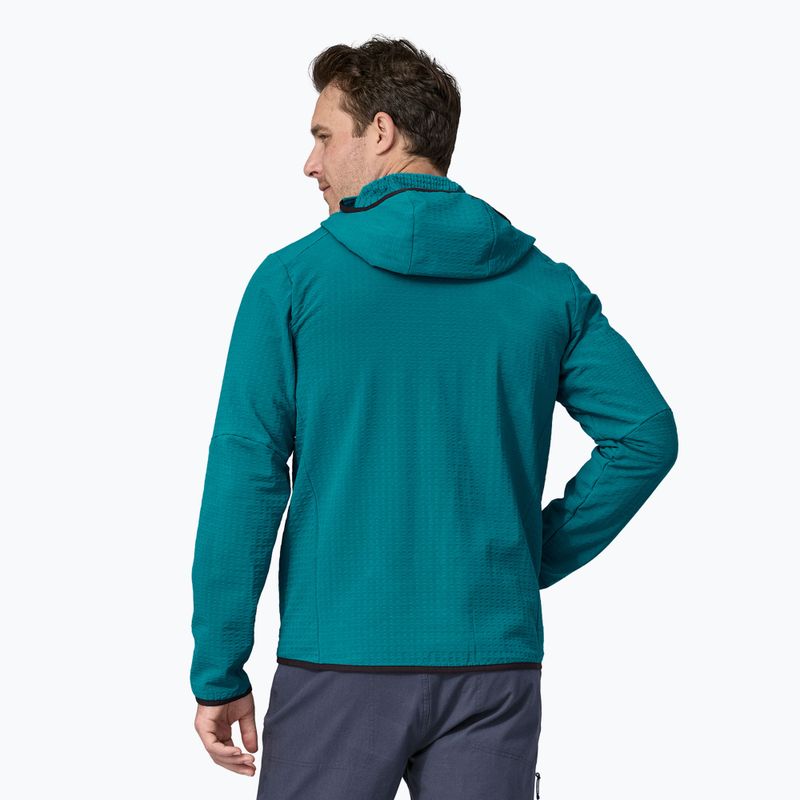 Vyriška softshell striukė Patagonia R2 TechFace Hoody belay blue 2