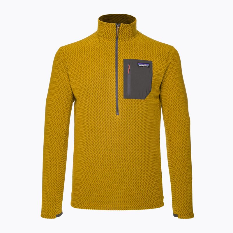Vyriškas šiltas džemperis Patagonia R1 Air Zip Neck cosmic gold 5