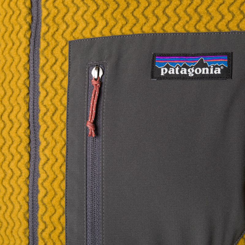 Vyriškas šiltas džemperis Patagonia R1 Air Zip Neck cosmic gold 7