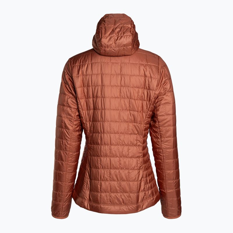 Moteriška apšiltinta striukė Patagonia Nano Puff Hoody burl red 2