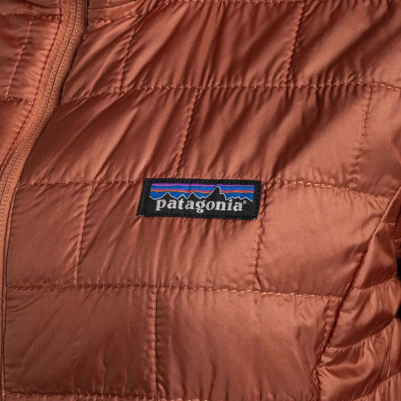 Moteriška apšiltinta striukė Patagonia Nano Puff Hoody burl red 3