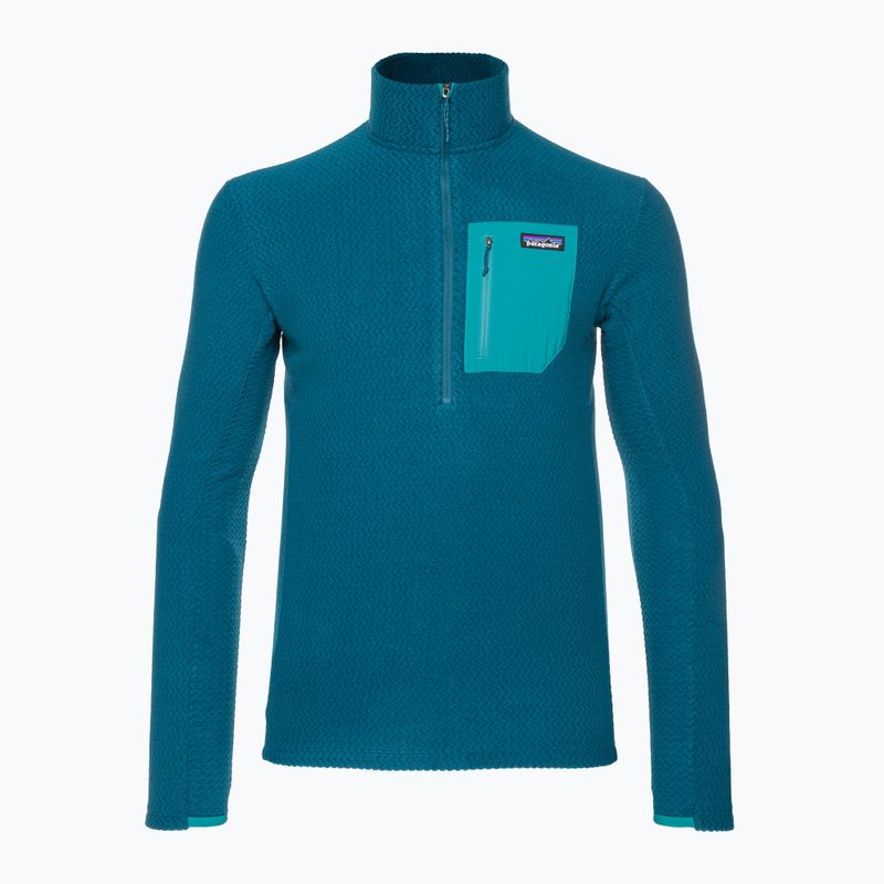 Vyriškas šiltas džemperis Patagonia R1 Air Zip Neck lagom blue 3