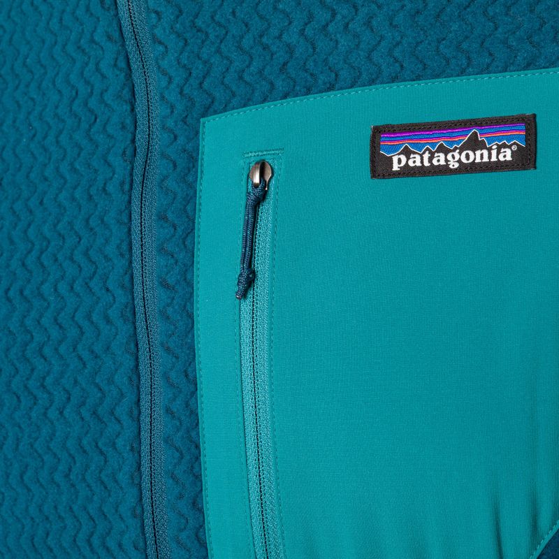 Vyriškas šiltas džemperis Patagonia R1 Air Zip Neck lagom blue 5
