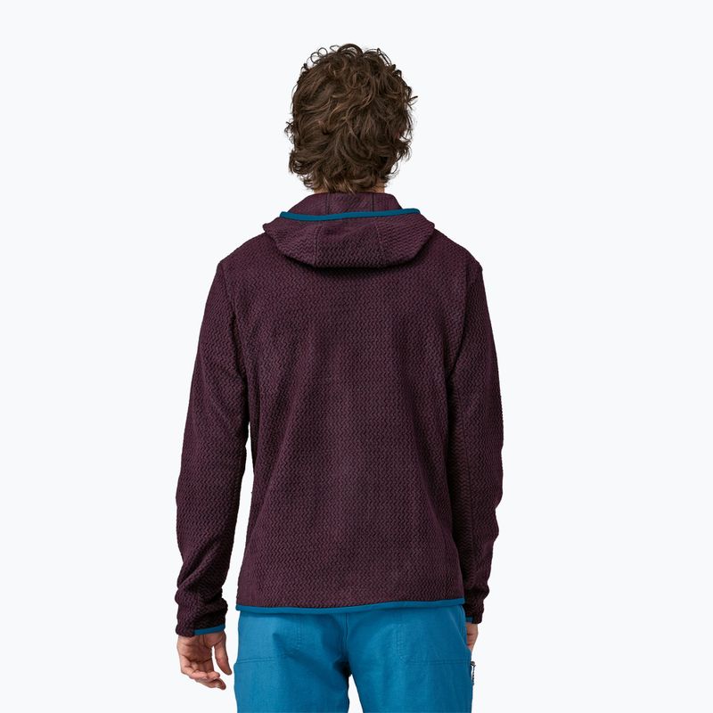 Vyriškas žygio džemperis Patagonia R1 Air Full-Zip obsidian plum 2