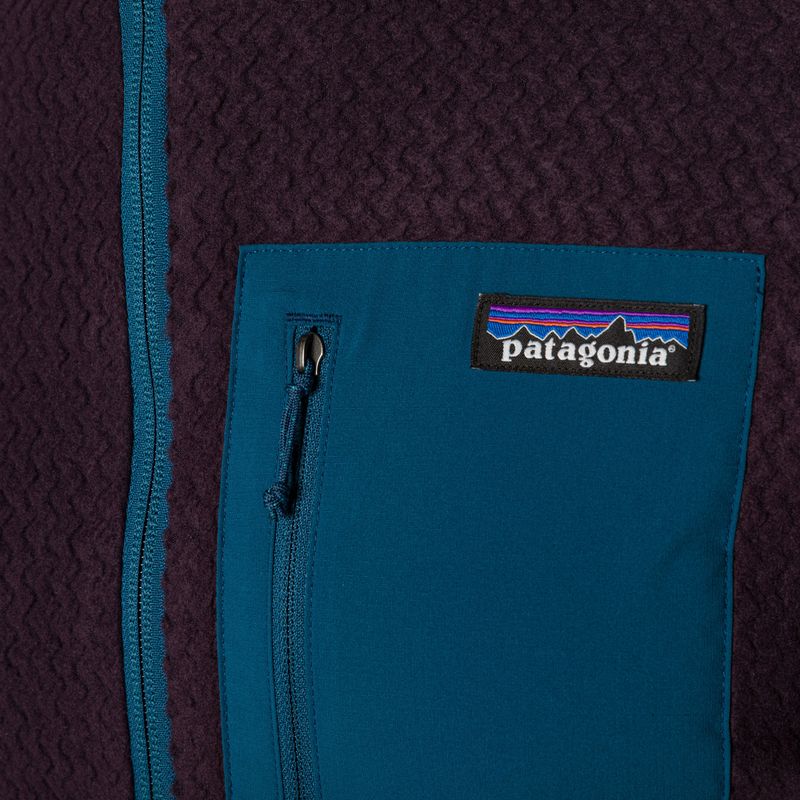 Vyriškas žygio džemperis Patagonia R1 Air Full-Zip obsidian plum 5