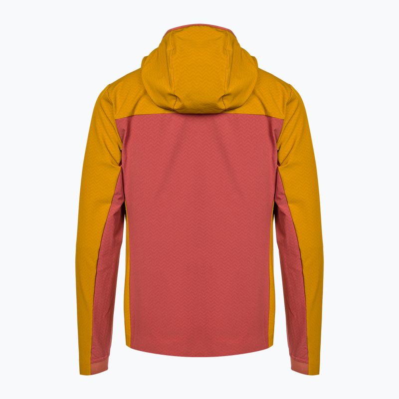 Moteriška softshell striukė Patagonia R1 CrossStrata Hoody burl red 2