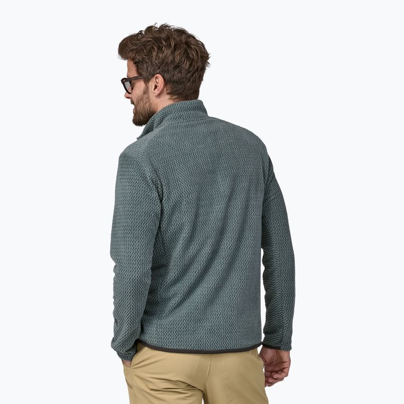 Vyriškas šiltas džemperis Patagonia R1 Air Zip Neck nouveau green 2