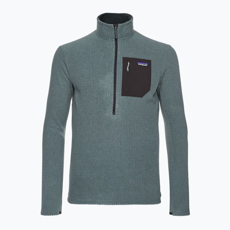 Vyriškas šiltas džemperis Patagonia R1 Air Zip Neck nouveau green 4