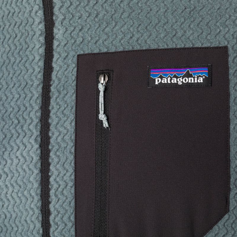 Vyriškas šiltas džemperis Patagonia R1 Air Zip Neck nouveau green 6