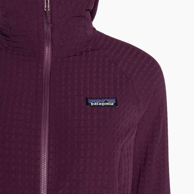 Moteriška softshell striukė Patagonia R2 TechFace Hoody night plum 3