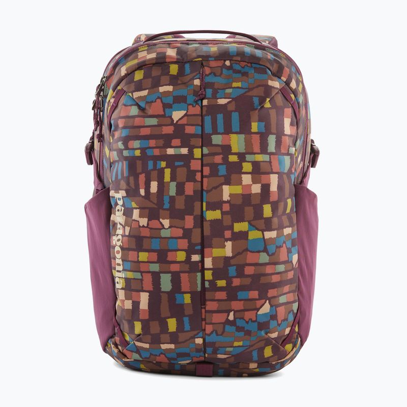 Turistinė kuprinė Patagonia Refugio Day Pack 26 l fitz roy patchwork/night plum