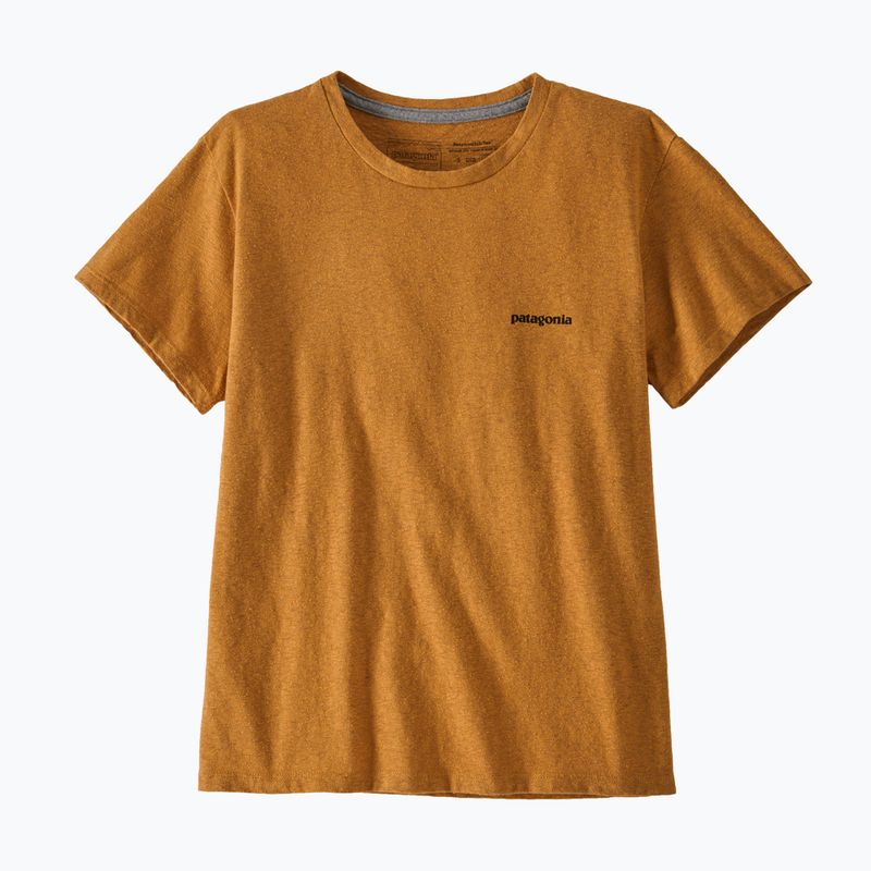Moteriški marškinėliai Patagonia P-6 Logo Responsibili-Tee dried mango 3