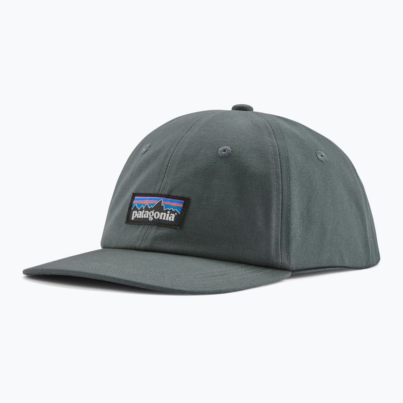 Kepuraitė su snapeliu Patagonia P-6 Logo Trucker nouveau green