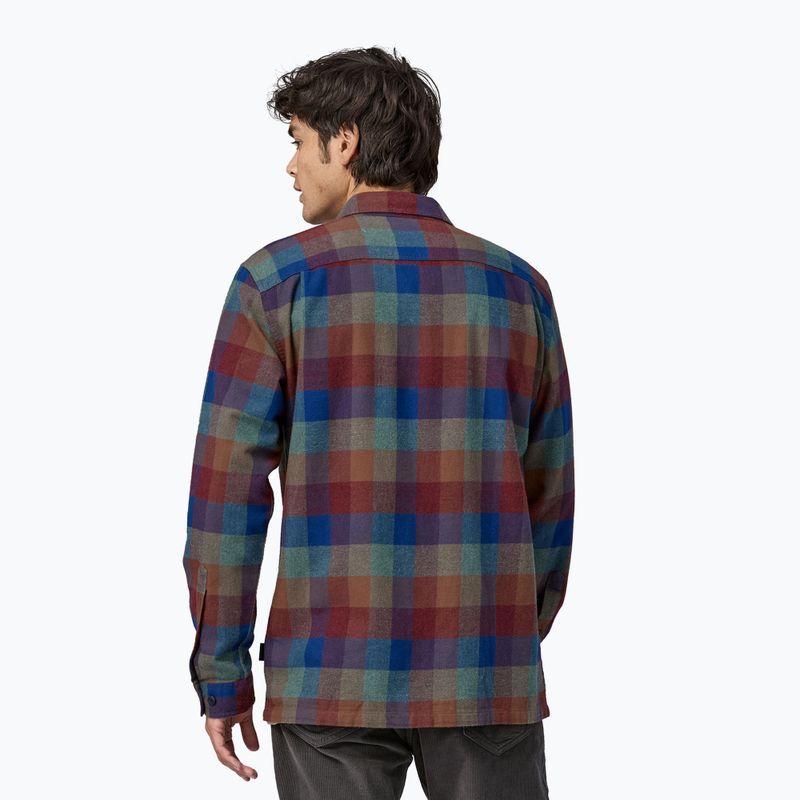 Vyriški marškiniai Patagonia Organic Cotton MW Fjord Flannel guides/superior blue 2
