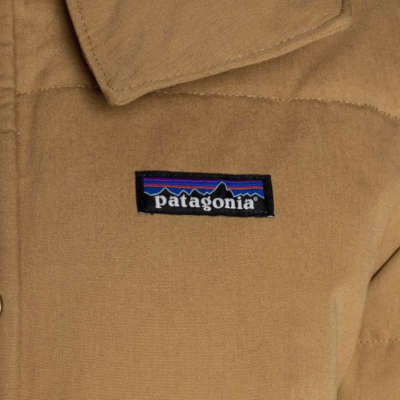 Moteriškas pūkinis paltas Patagonia Cotton Down Parka nest brown 10