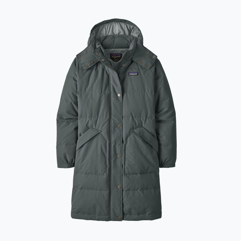 Moteriškas pūkinis paltas Patagonia Downdrift Parka nouveau green 8