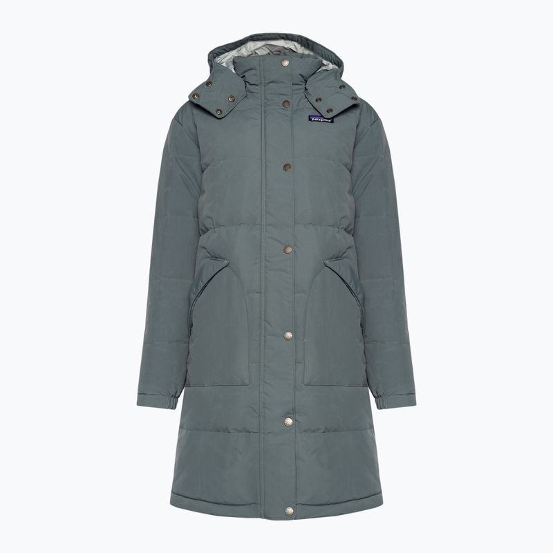 Moteriškas pūkinis paltas Patagonia Downdrift Parka nouveau green 4