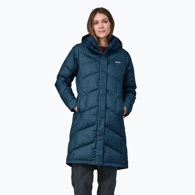 Moteriškas pūstas paltas Patagonia Down With It Parka lagom blue