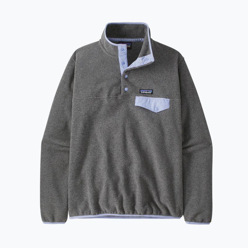 Patagonia moteriškas LW Synch Snap-T P/O nickel w/pale periwinkle fleece džemperis 4