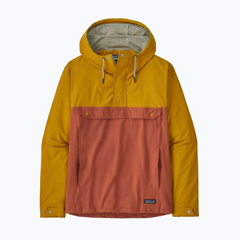 Vyriška striukė nuo vėjo Patagonia Isthmus Anorak burl red 6