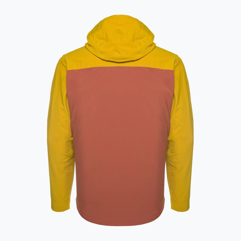 Vyriška striukė nuo vėjo Patagonia Isthmus Anorak burl red 2