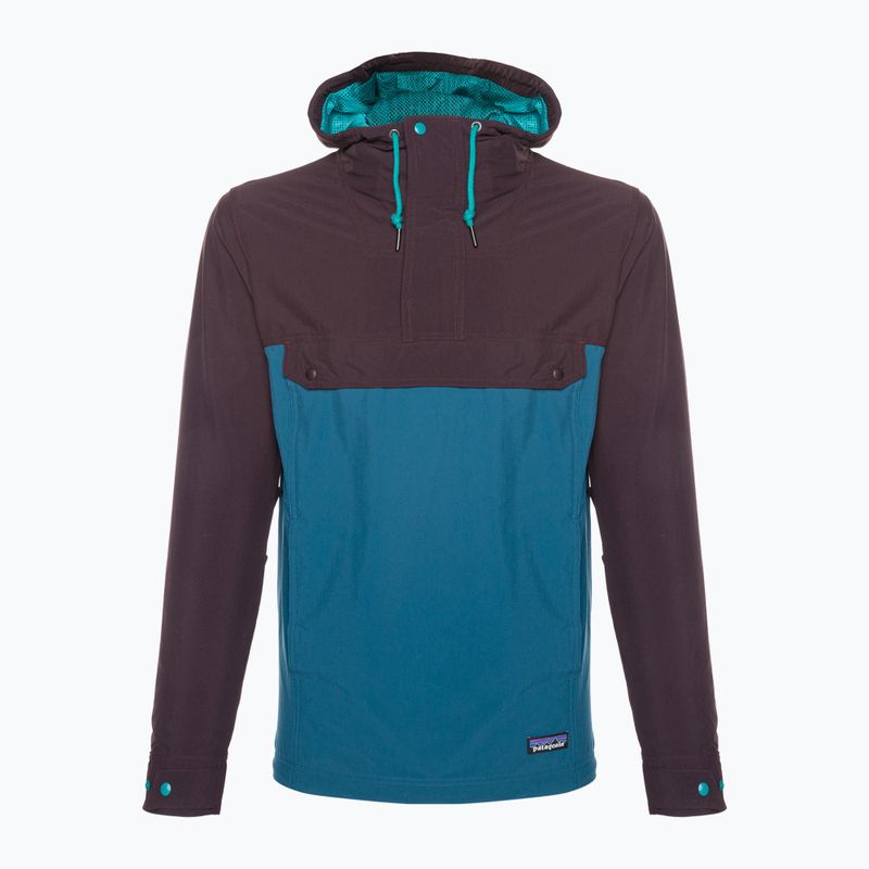 Vyriška striukė nuo vėjo Patagonia Isthmus Anorak lagom blue
