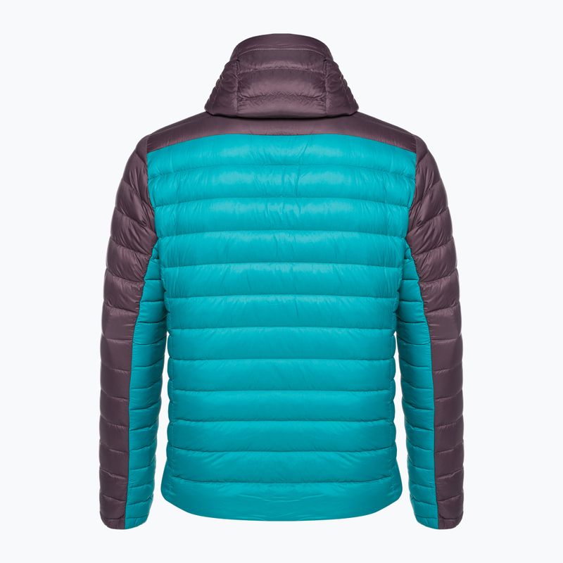 Vyriška pūkinė striukė Patagonia Down Sweater Hoody belay blue 4