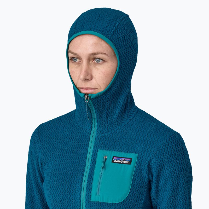 Moteriškas žygio džemperis Patagonia R1 Air Full-Zip lagom blue 4