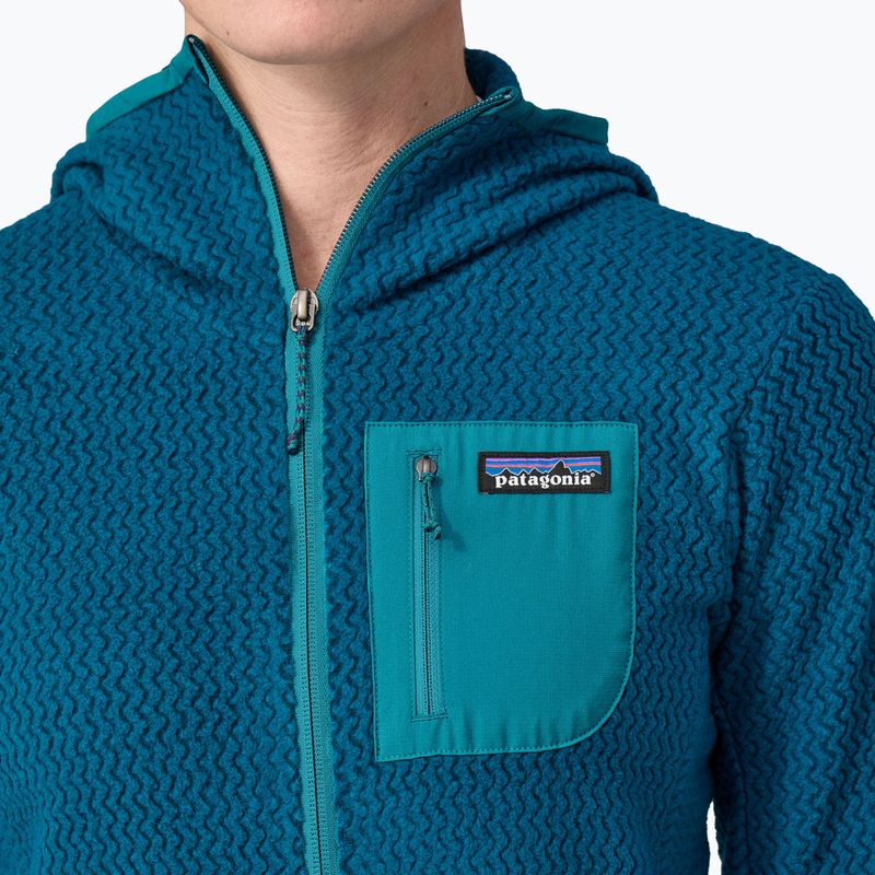Moteriškas žygio džemperis Patagonia R1 Air Full-Zip lagom blue 5