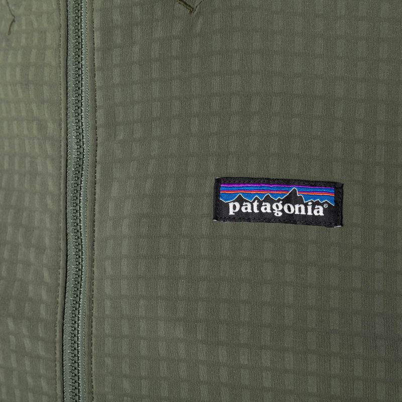 Vyriška softshell striukė Patagonia R1 TechFace Hoody basin green 3