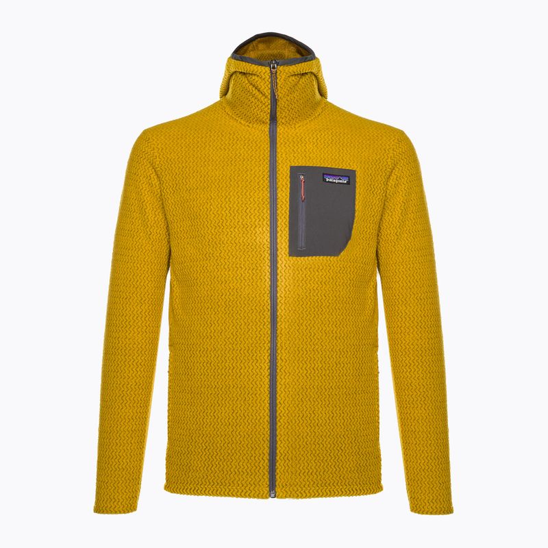 Vyriški Patagonia R1 Air Full-Zip vilnoniai džemperiai cosmic gold
