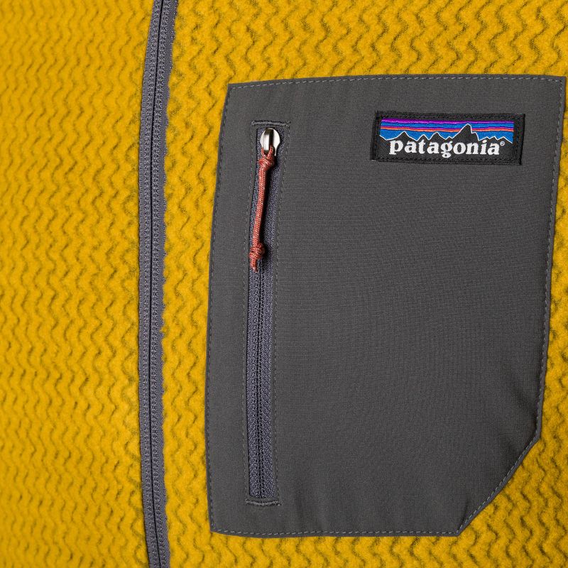 Vyriški Patagonia R1 Air Full-Zip vilnoniai džemperiai cosmic gold 3