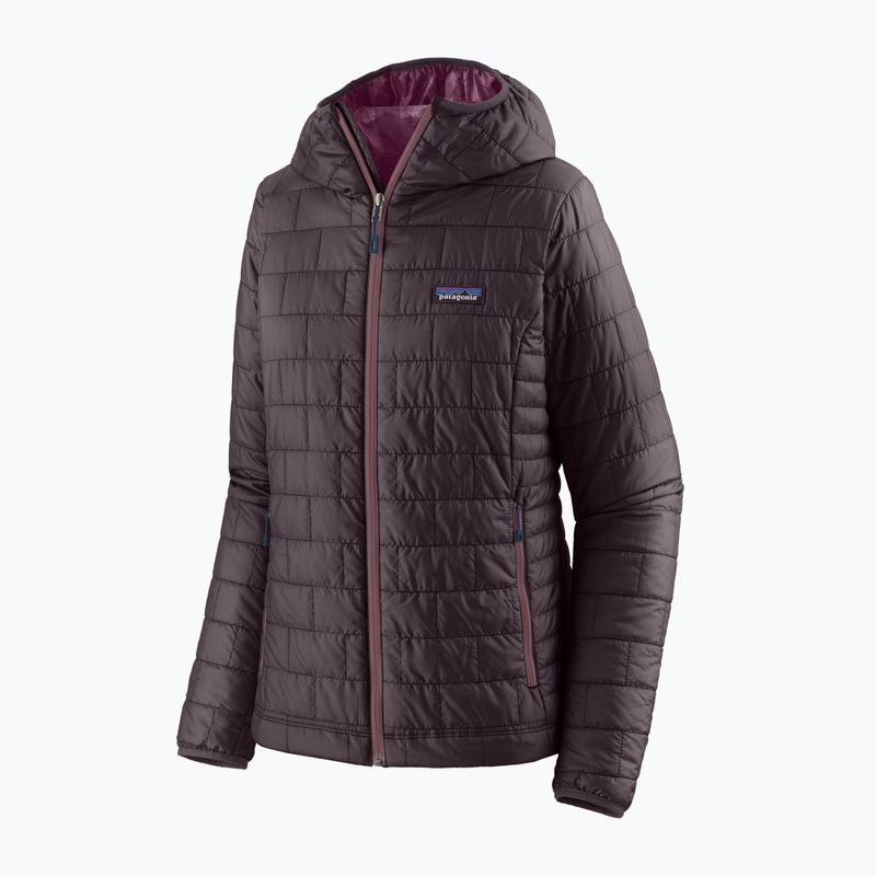 Moteriška apšiltinta striukė Patagonia Nano Puff Hoody obsidian plum 5