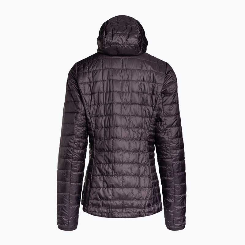 Moteriška apšiltinta striukė Patagonia Nano Puff Hoody obsidian plum 2