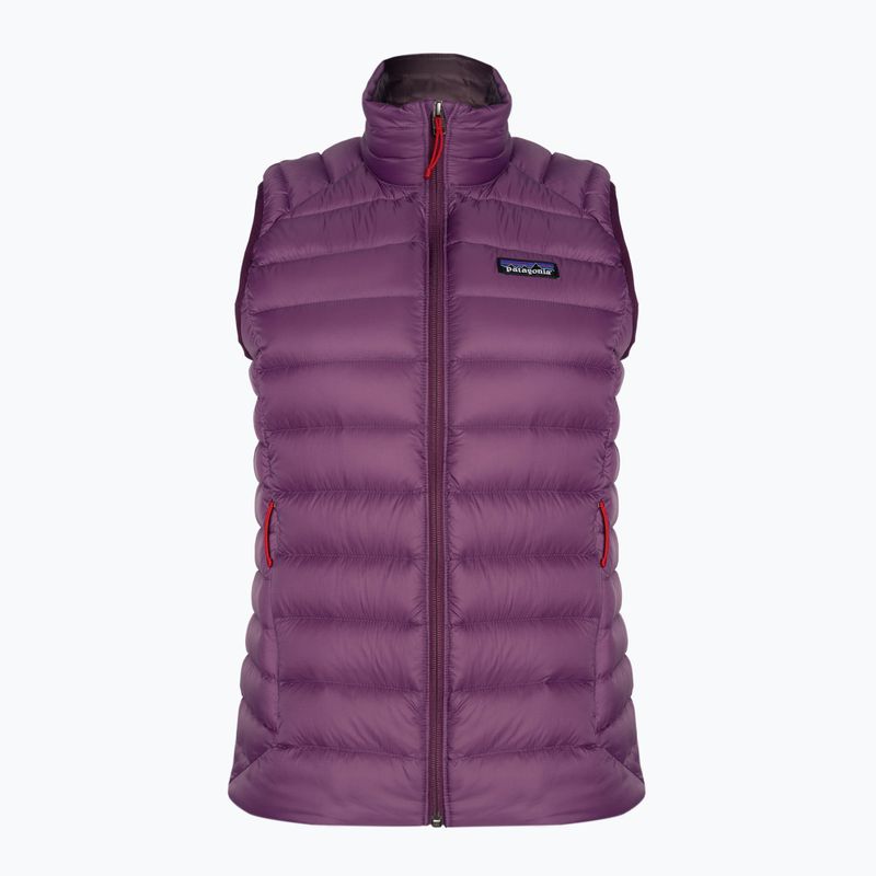 Patagonia moteriškas megztinis be rankovių Down Sweater night plum