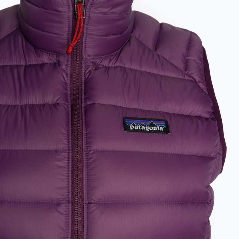 Patagonia moteriškas megztinis be rankovių Down Sweater night plum 3