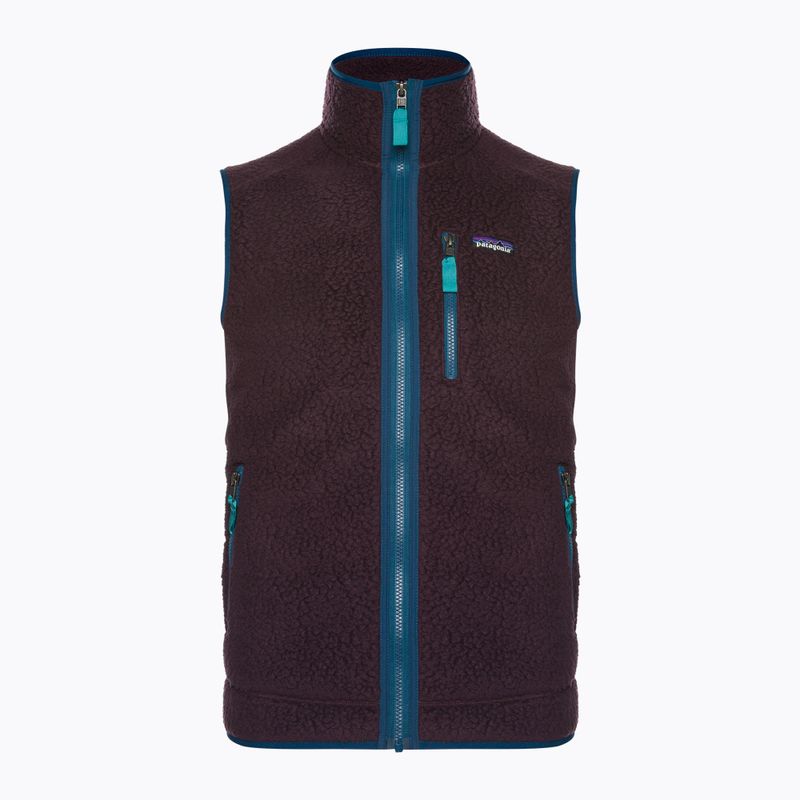 Vyriški drabužiai Patagonia Retro Pile Fleece be rankovių Obsidian Plum