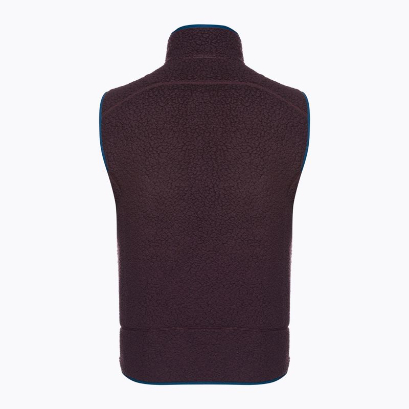 Vyriški drabužiai Patagonia Retro Pile Fleece be rankovių Obsidian Plum 2