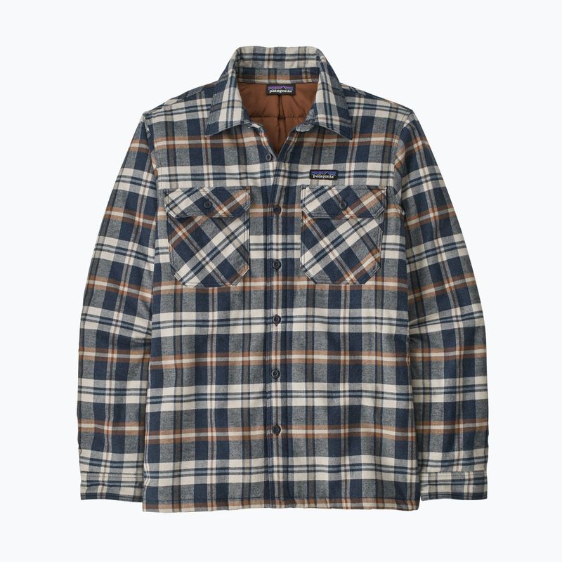 Vyriški marškiniai Patagonia Insulated Organic Cotton MW Fjord Flannel fields/new navy 4