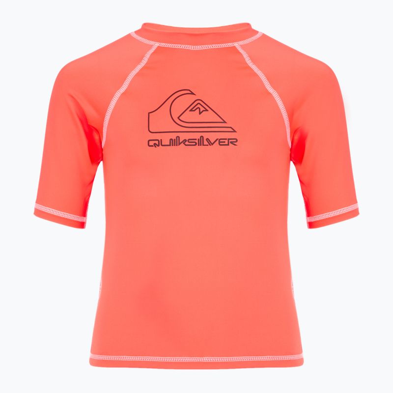 Vaikiški plaukimo marškinėliai Quiksilver On Tour orange