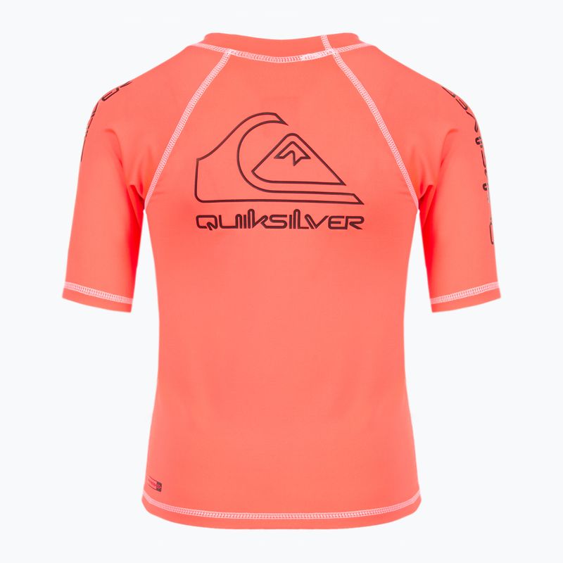 Vaikiški plaukimo marškinėliai Quiksilver On Tour orange 2
