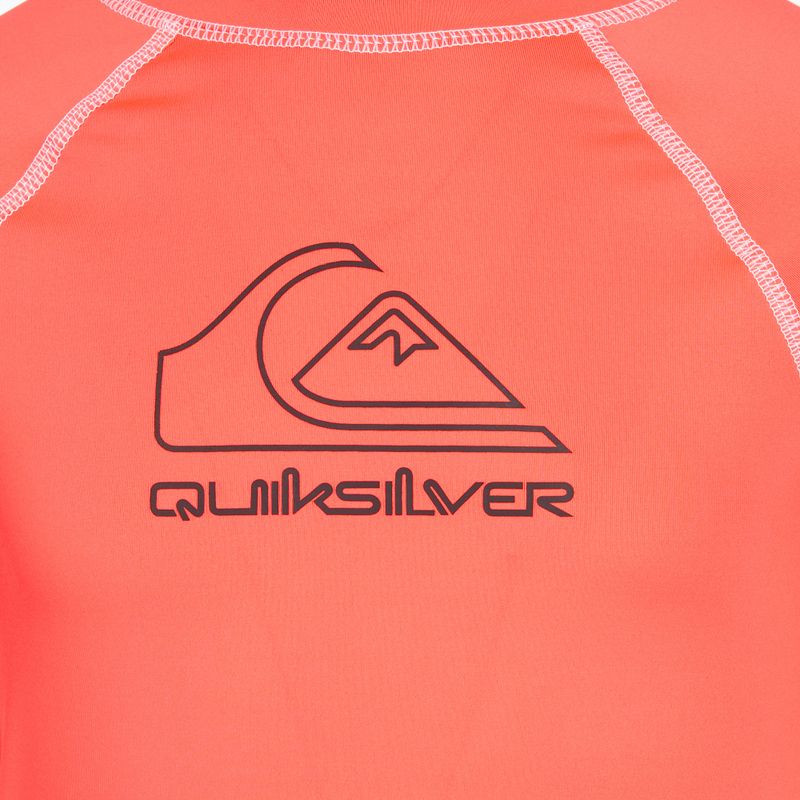Vaikiški plaukimo marškinėliai Quiksilver On Tour orange 3