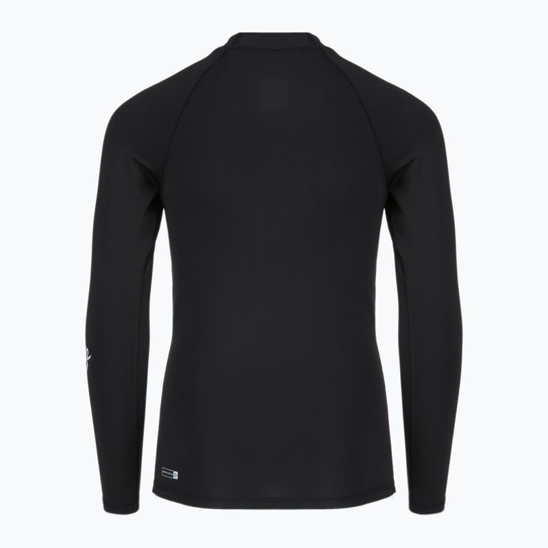 Vaikiški plaukimo marškinėliai ilgomis rankovėmis Quiksilver All Time black 2