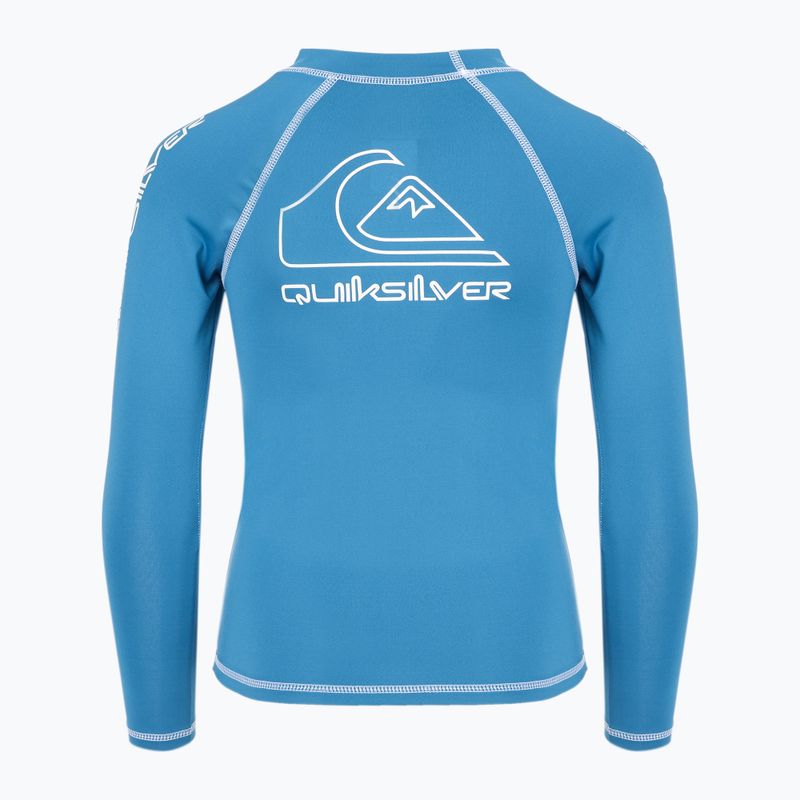 Vaikiški plaukimo marškinėliai ilgomis rankovėmis Quiksilver On Tour blue 2