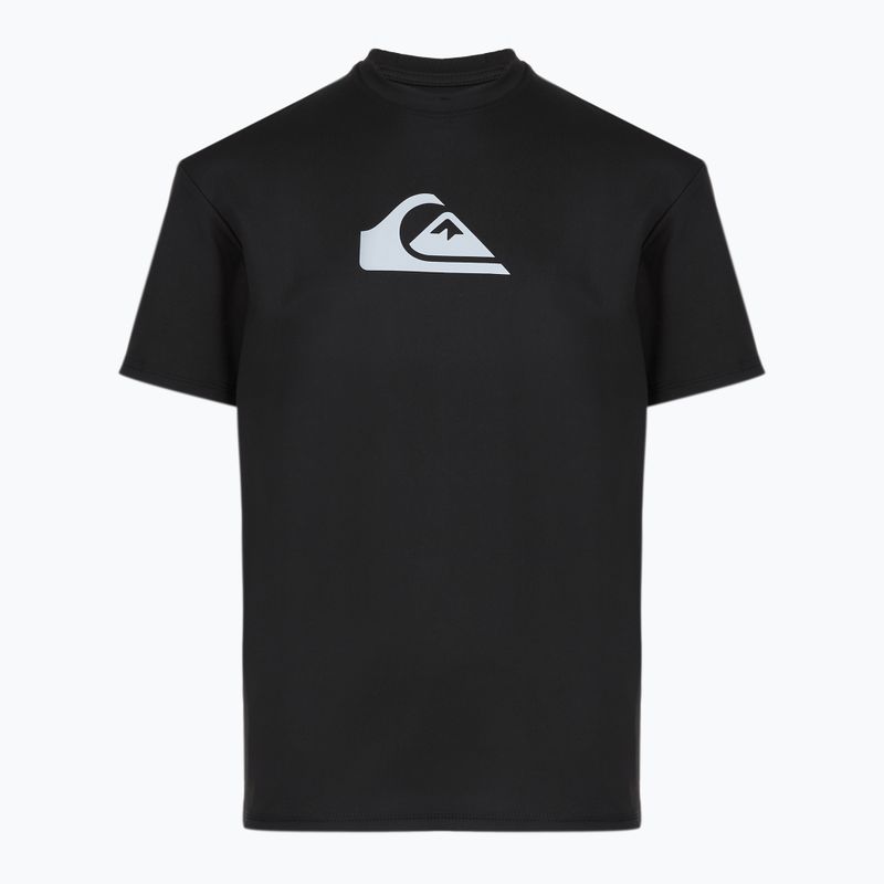 Vaikiški plaukimo marškinėliai Quiksilver Solid Streak black