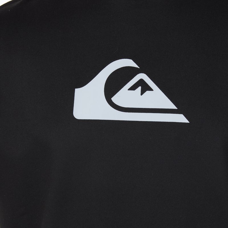 Vaikiški plaukimo marškinėliai Quiksilver Solid Streak black 3