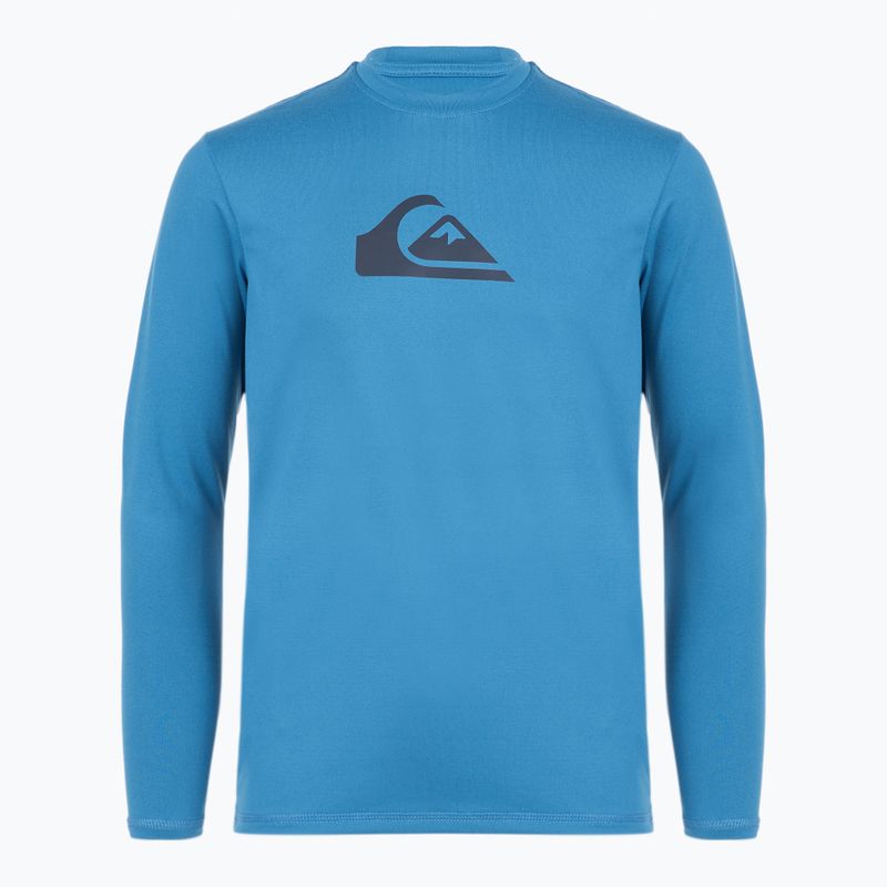 Vaikiški plaukimo marškinėliai ilgomis rankovėmis Quiksilver Solid Streak blue