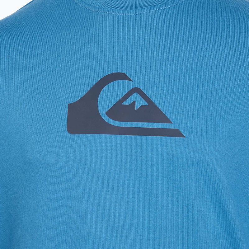 Vaikiški plaukimo marškinėliai ilgomis rankovėmis Quiksilver Solid Streak blue 3
